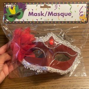 Red Masquerade/Mardi Gras Mask.